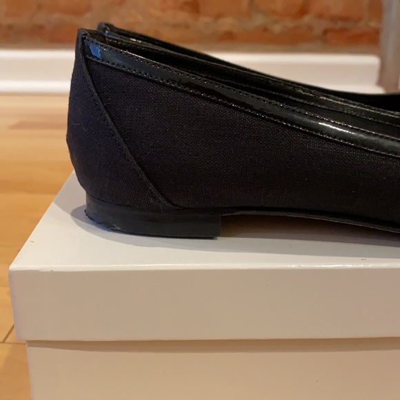 Manolo Blahnik Patent Black Flats - Picture 11 of 11
